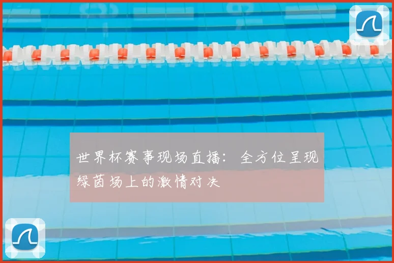 世界杯赛事现场直播:全方位呈现绿茵场上的激情对决